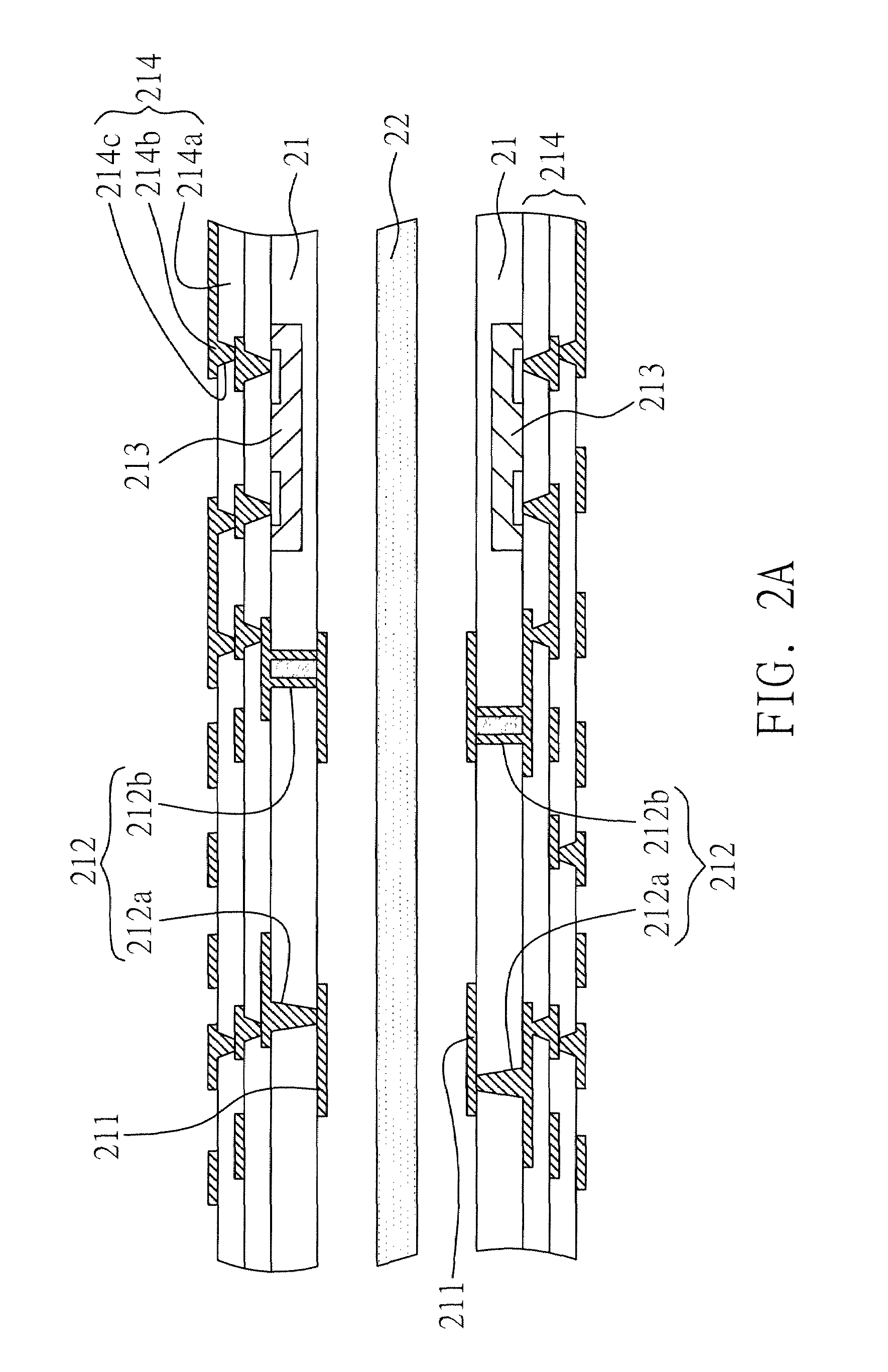 Circuit board structure having capacitor array and embedded electronic component and method for fabricating the same