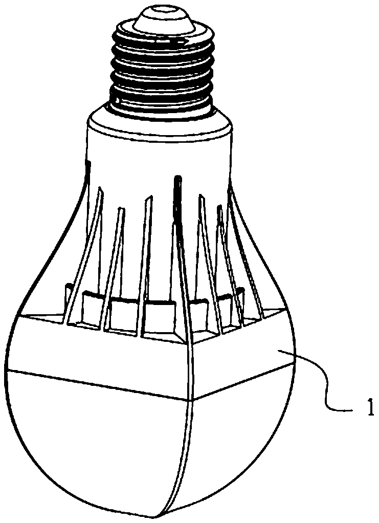 Bulb with clamping-connection structure and special non-contact dismounting and mounting tool of bulb