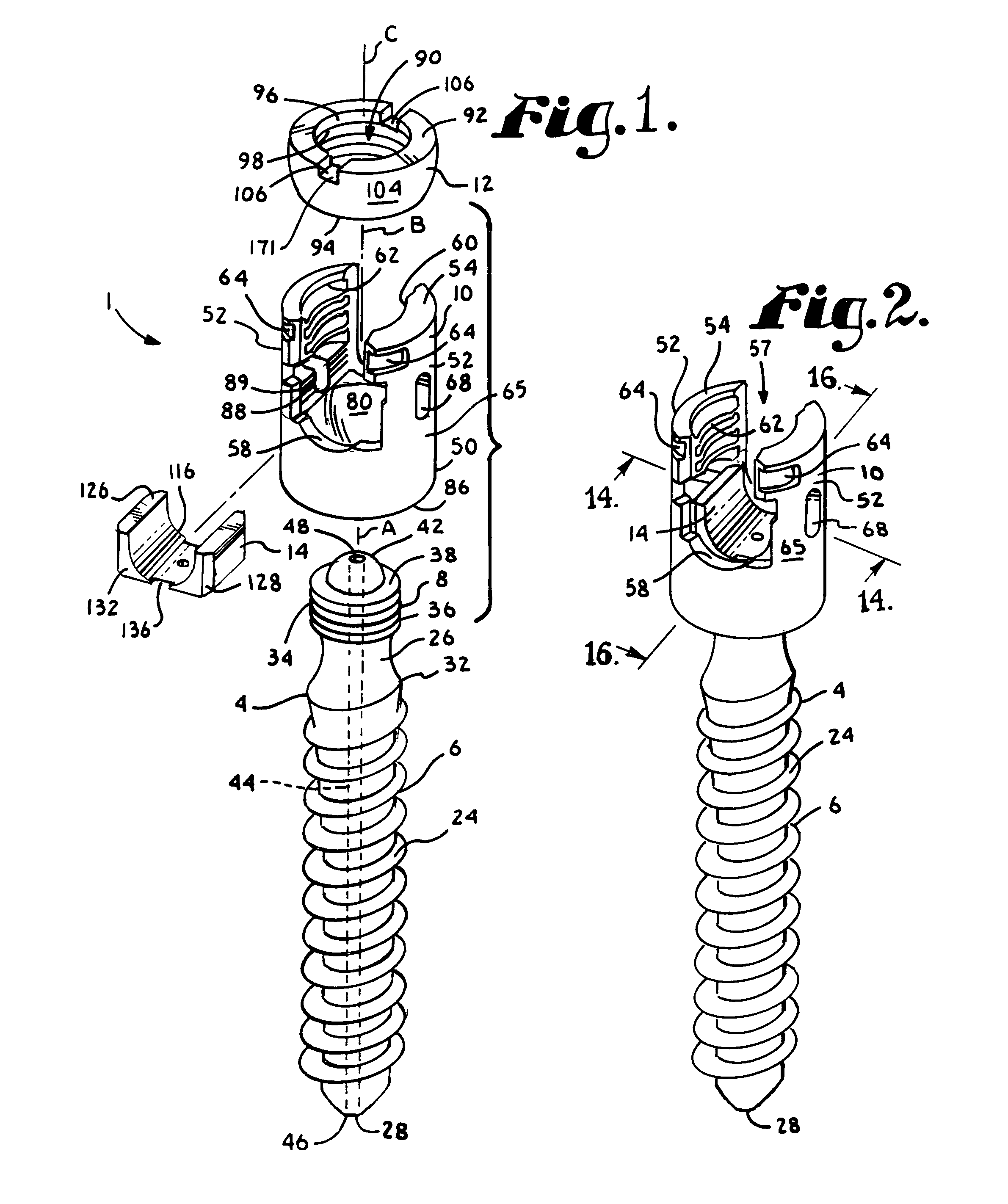 Polyaxial bone screw with shank articulation pressure insert and method