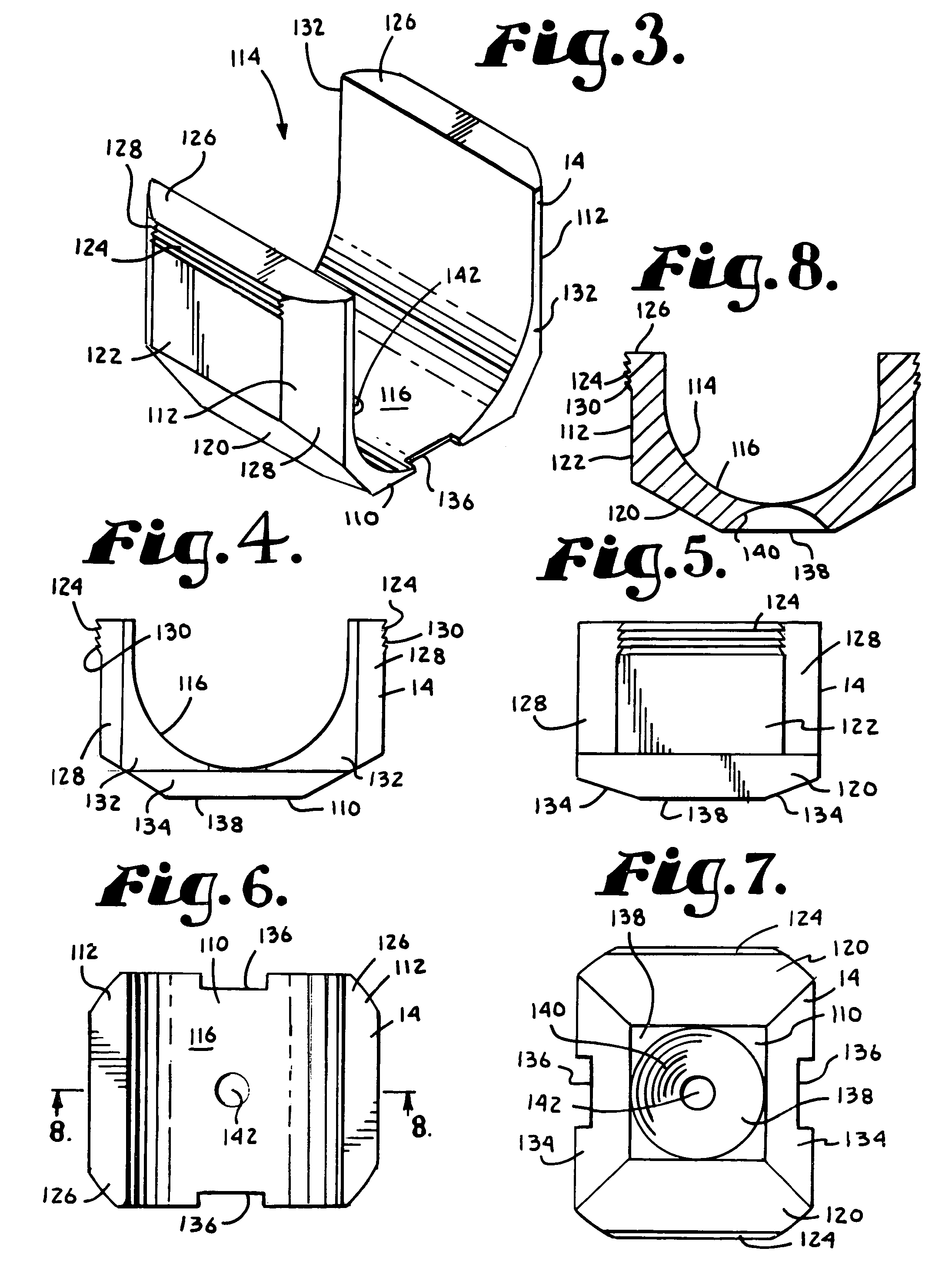 Polyaxial bone screw with shank articulation pressure insert and method