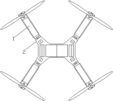 Range extending mechanism of unmanned aerial vehicle and unmanned aerial vehicle