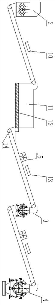 Dry pulping system and dry pulping process