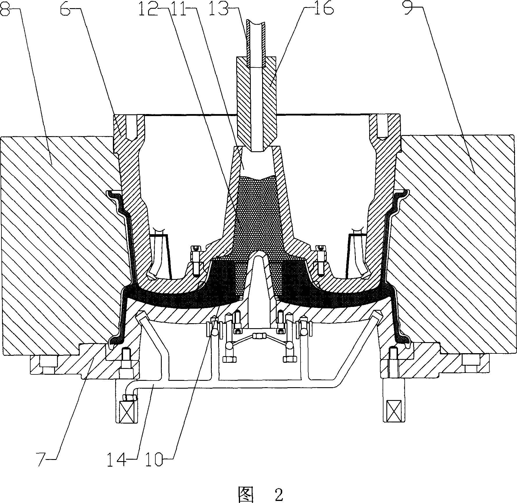 Method for mfg. aluminium alloy wheel hub