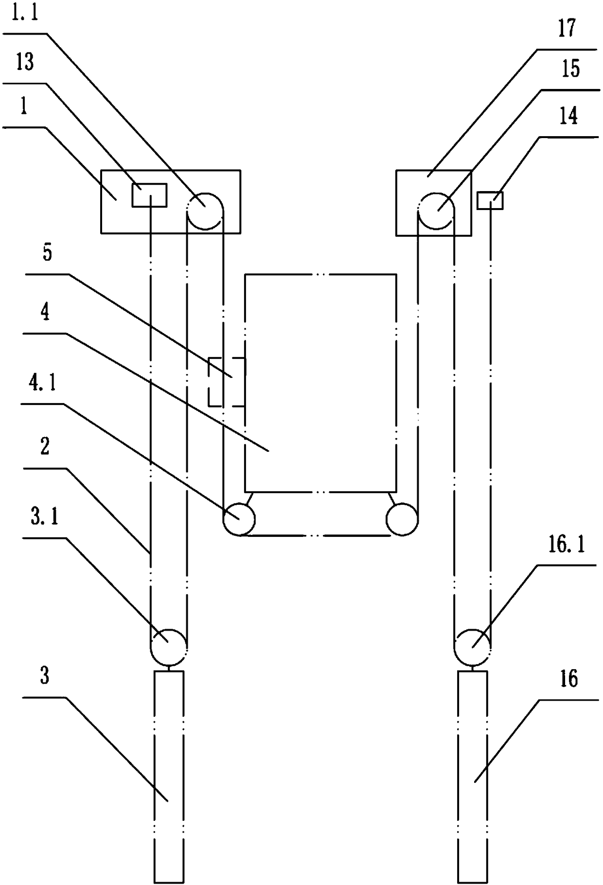 Traction power system for elevator