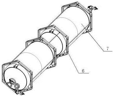 Movable type gas filling substation