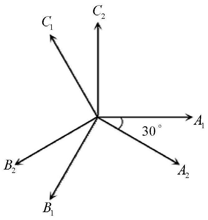 A double three-phase synchronous motor