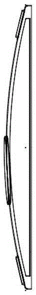 Butterfly-shaped wave-resistance plate structure of tank semi-trailer