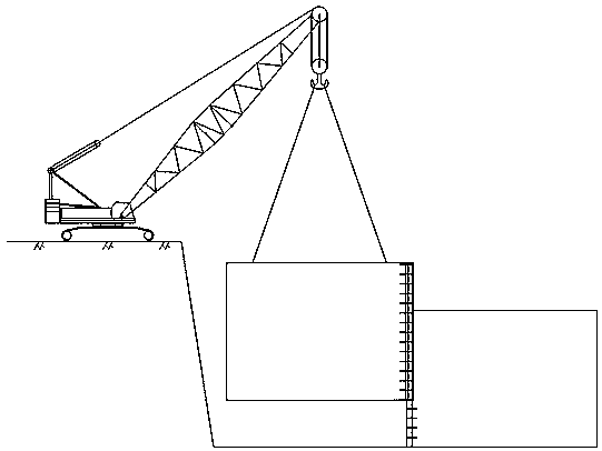 Construction method of double-wall steel cofferdam divided into blocks