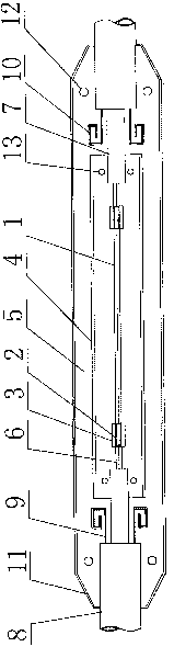 Method for encapsulating optical fiber Bragg grating temperature sensor