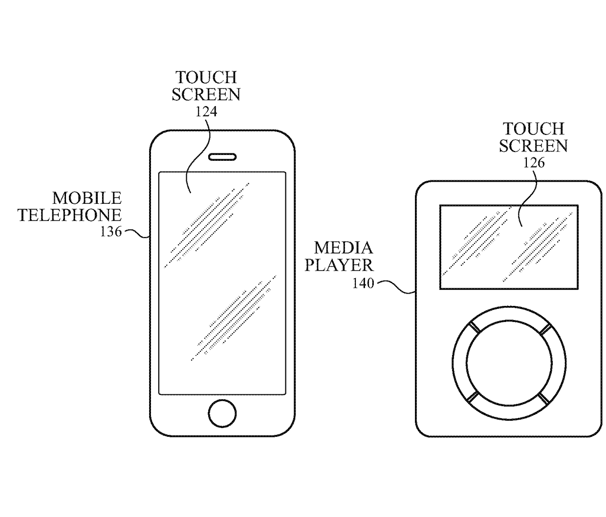 Back of cover touch sensors