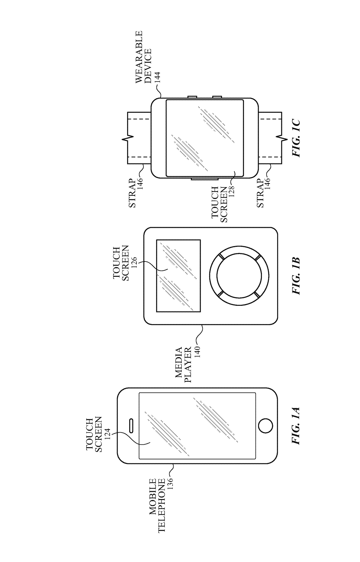 Back of cover touch sensors