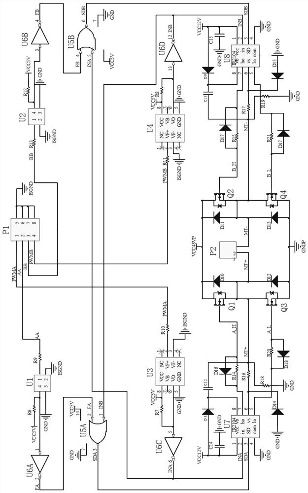 Bi-directional double-pulse driver for DC steering motor in vehicle steering-by-wire system