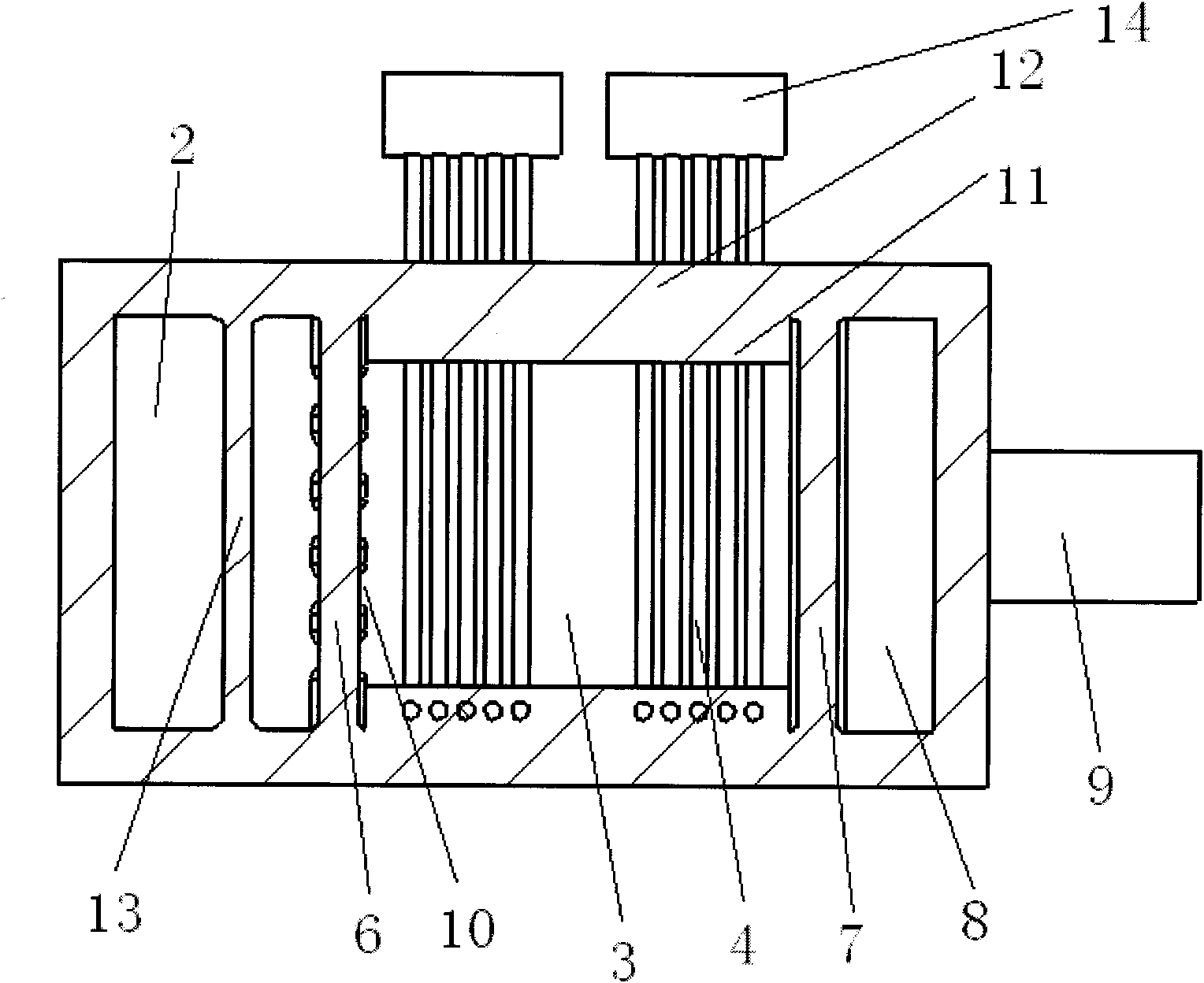 Undercurrent external heat exchanger bed of circulating fluidized bed