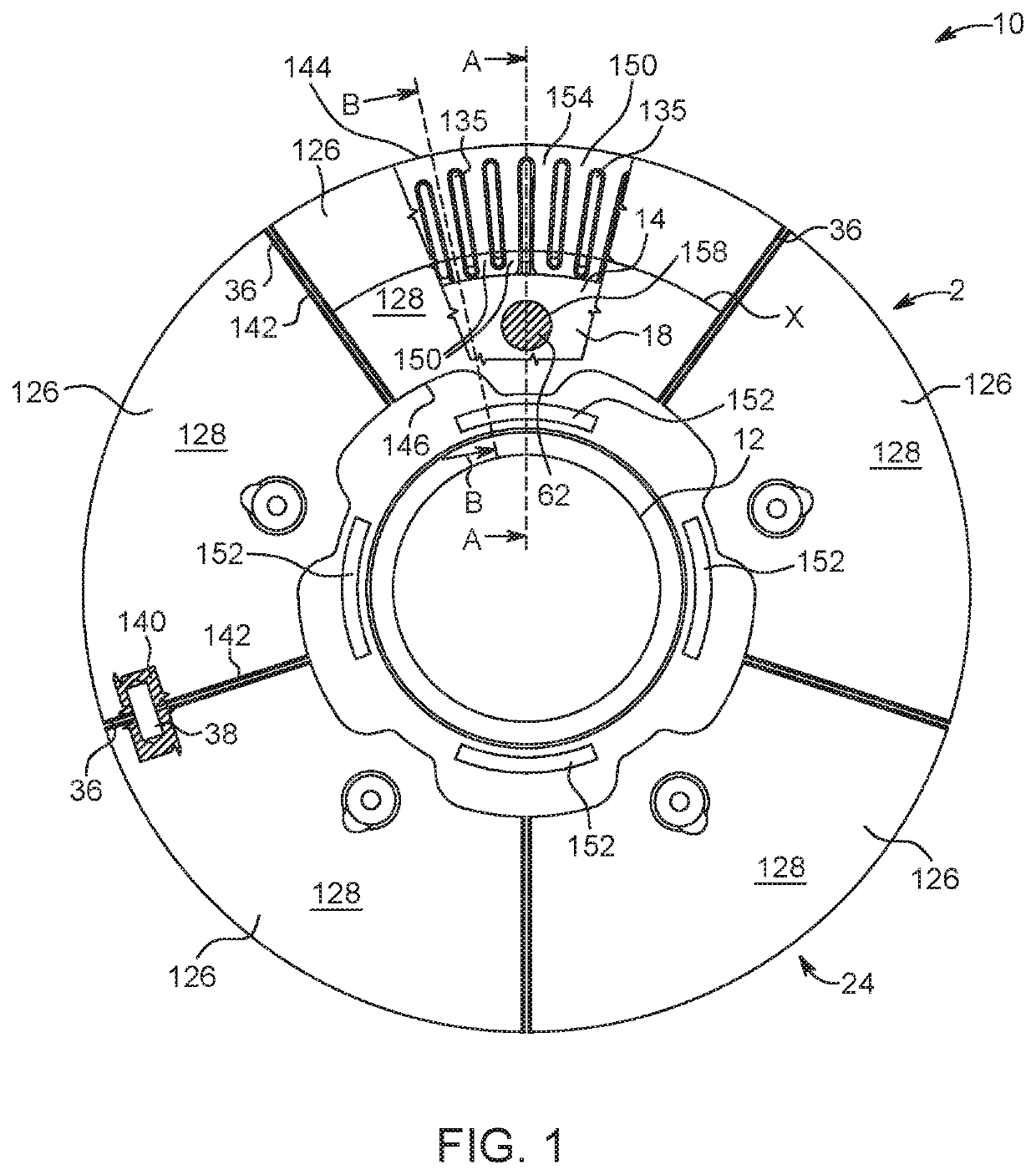 Ventilated brake disc