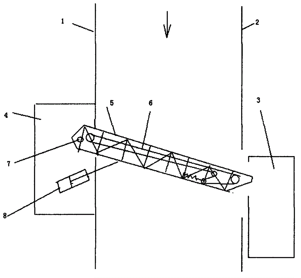 Automatic belt-type riverway trash blocking device