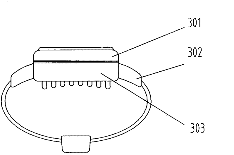 Non-metal wrist-wear electronic monitoring terminal