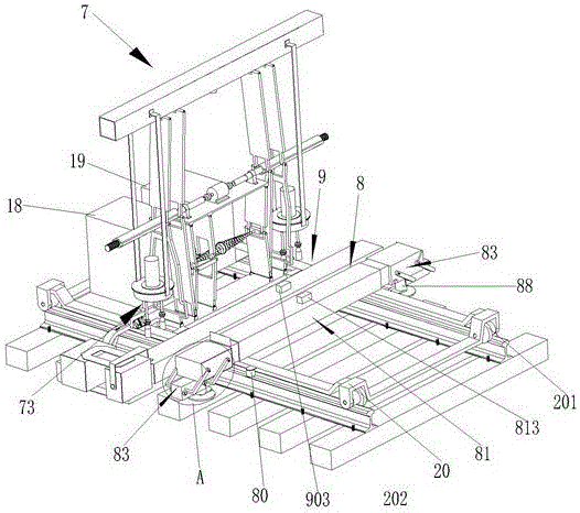 Automatic sleeper replacing device