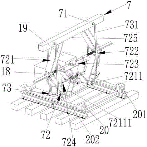 Automatic sleeper replacing device