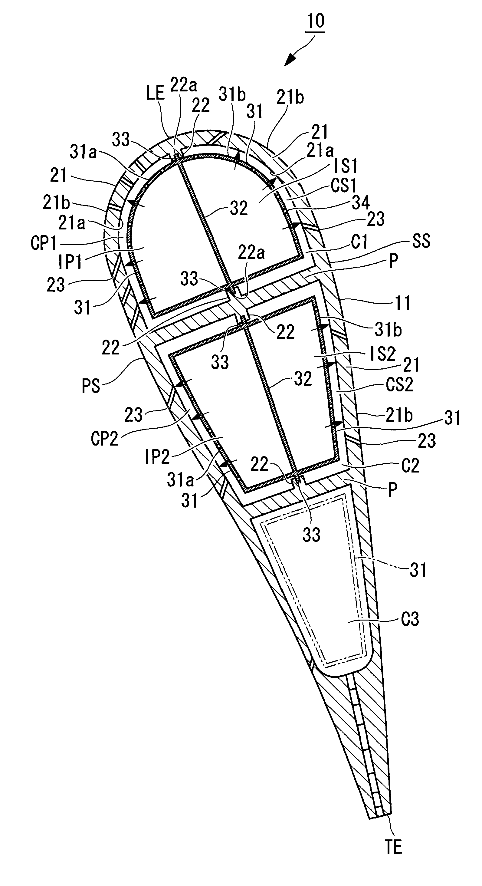 Turbine vane and gas turbine