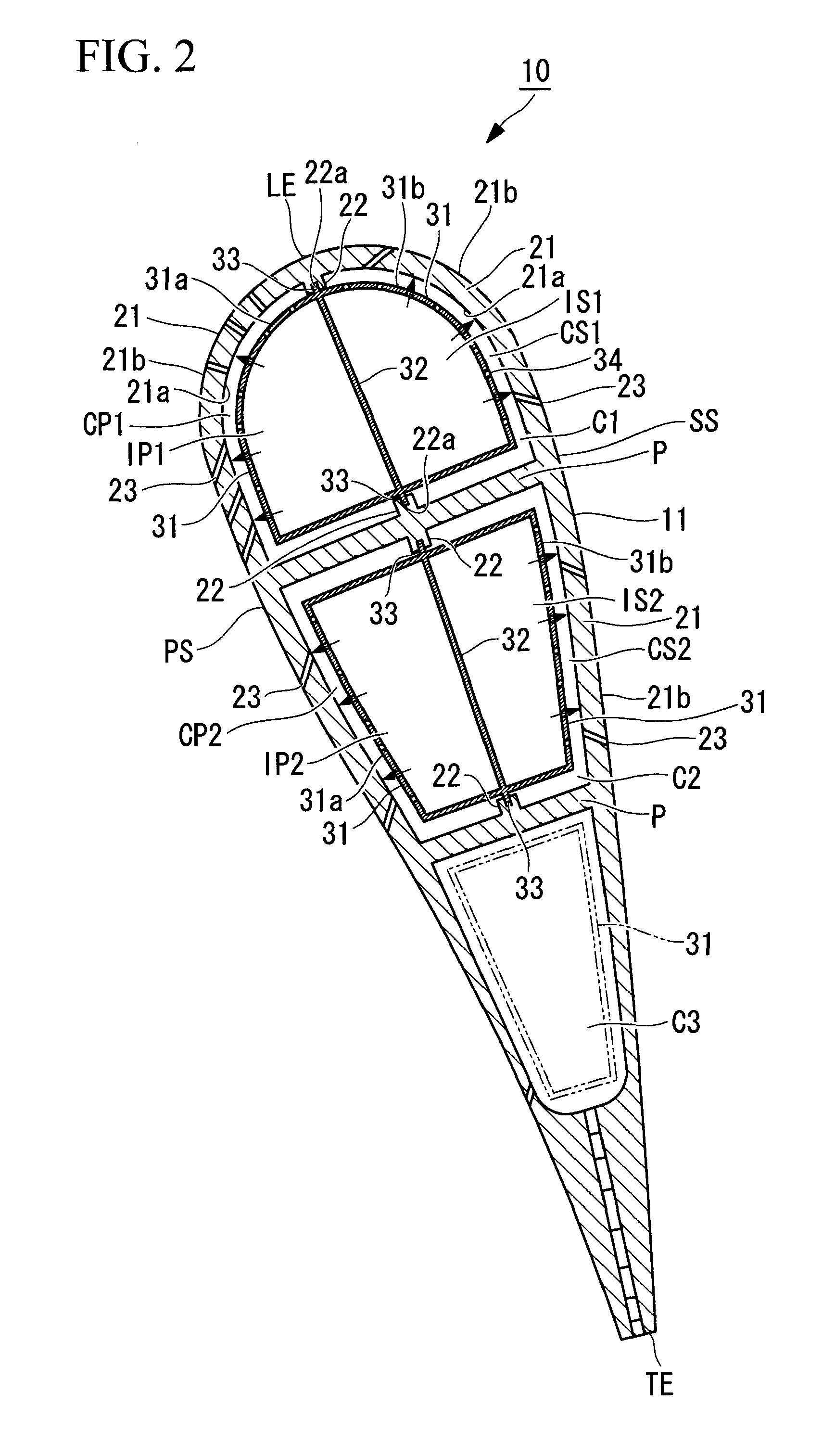 Turbine vane and gas turbine