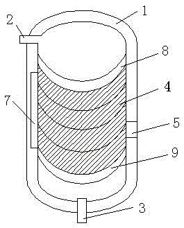 Multilayer biconcave laterally-feeding oil-water separator for sewage treatment