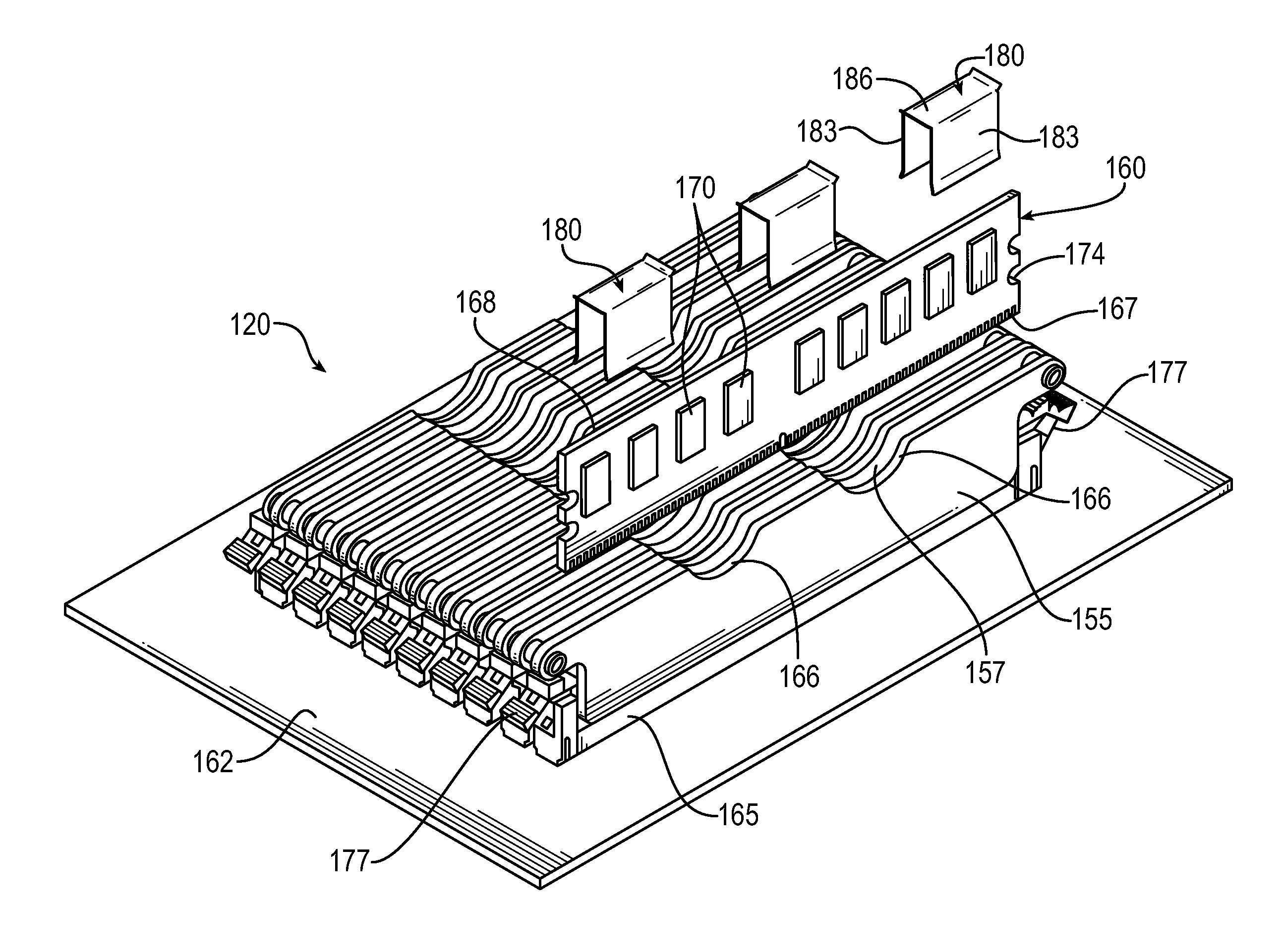 Apparatus and method for cooling random-access (RAM) modules