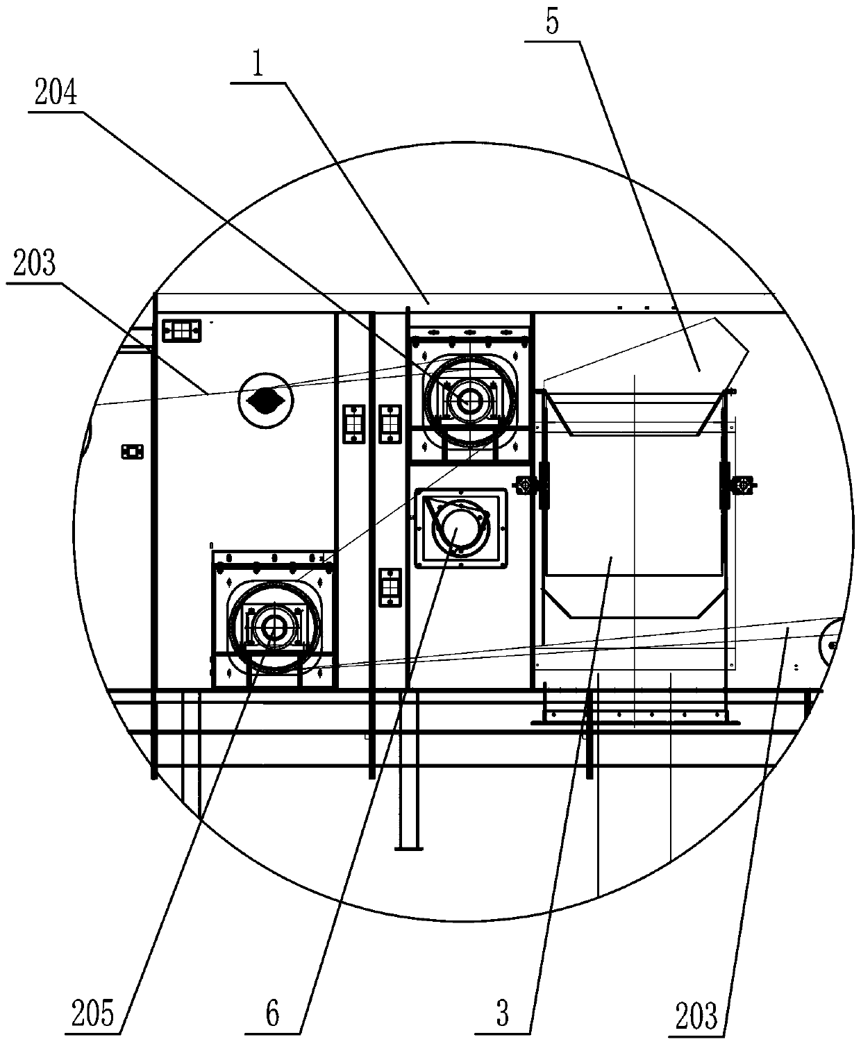 Multipoint-discharging belt conveyor system