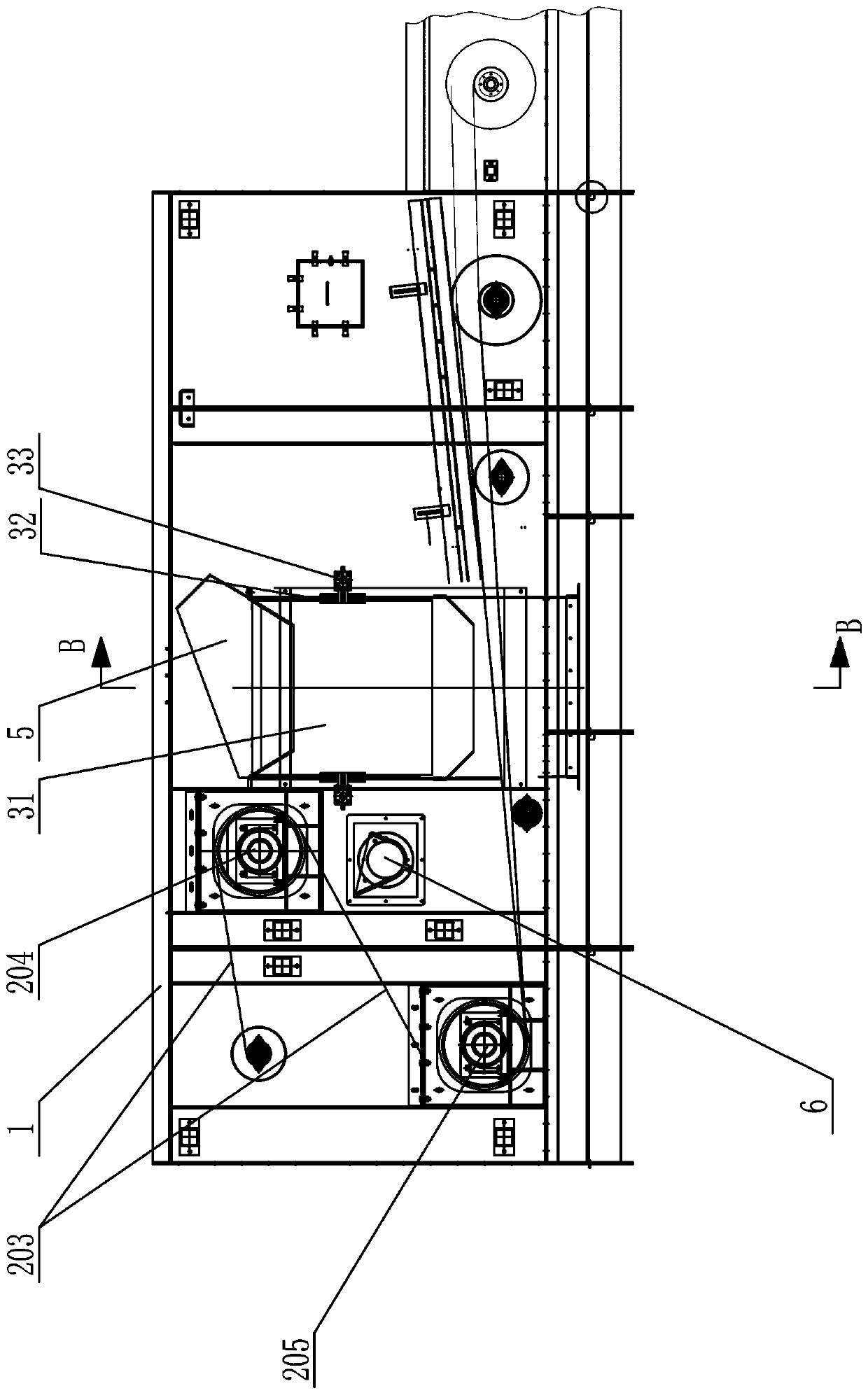 Multipoint-discharging belt conveyor system