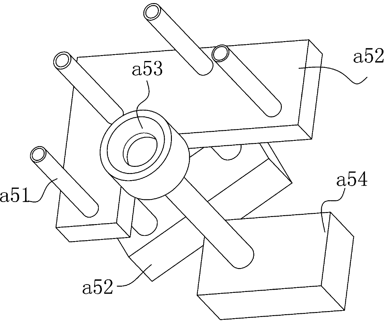 A kind of chicken footnail separation device