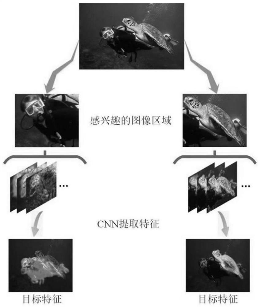 Multi-AUV underwater target identification method based on super-resolution selectable network