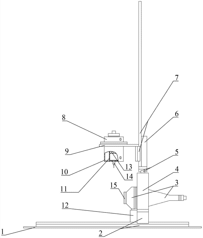 Gel propellant single droplet secondary crushing experimental device
