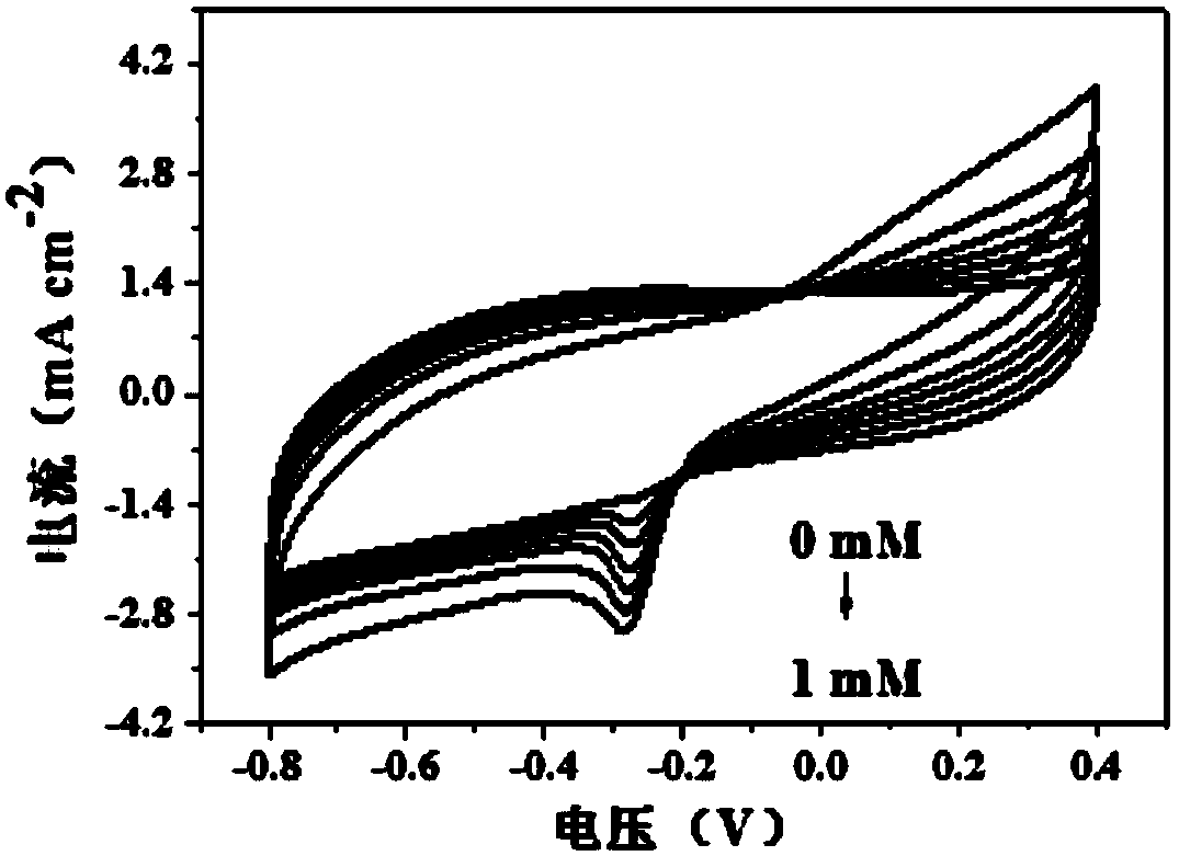 Preparation method, product and application of CuS/GO/MWCNTs composite nanoparticle modified electrode