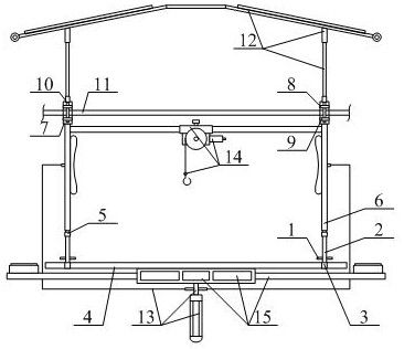 Intelligent protection device for electric power construction maintenance