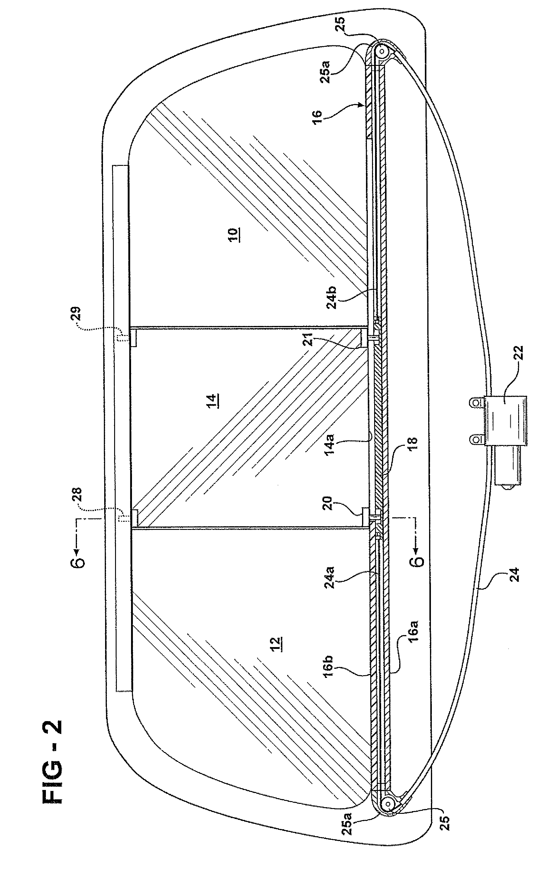 Sliding window assembly