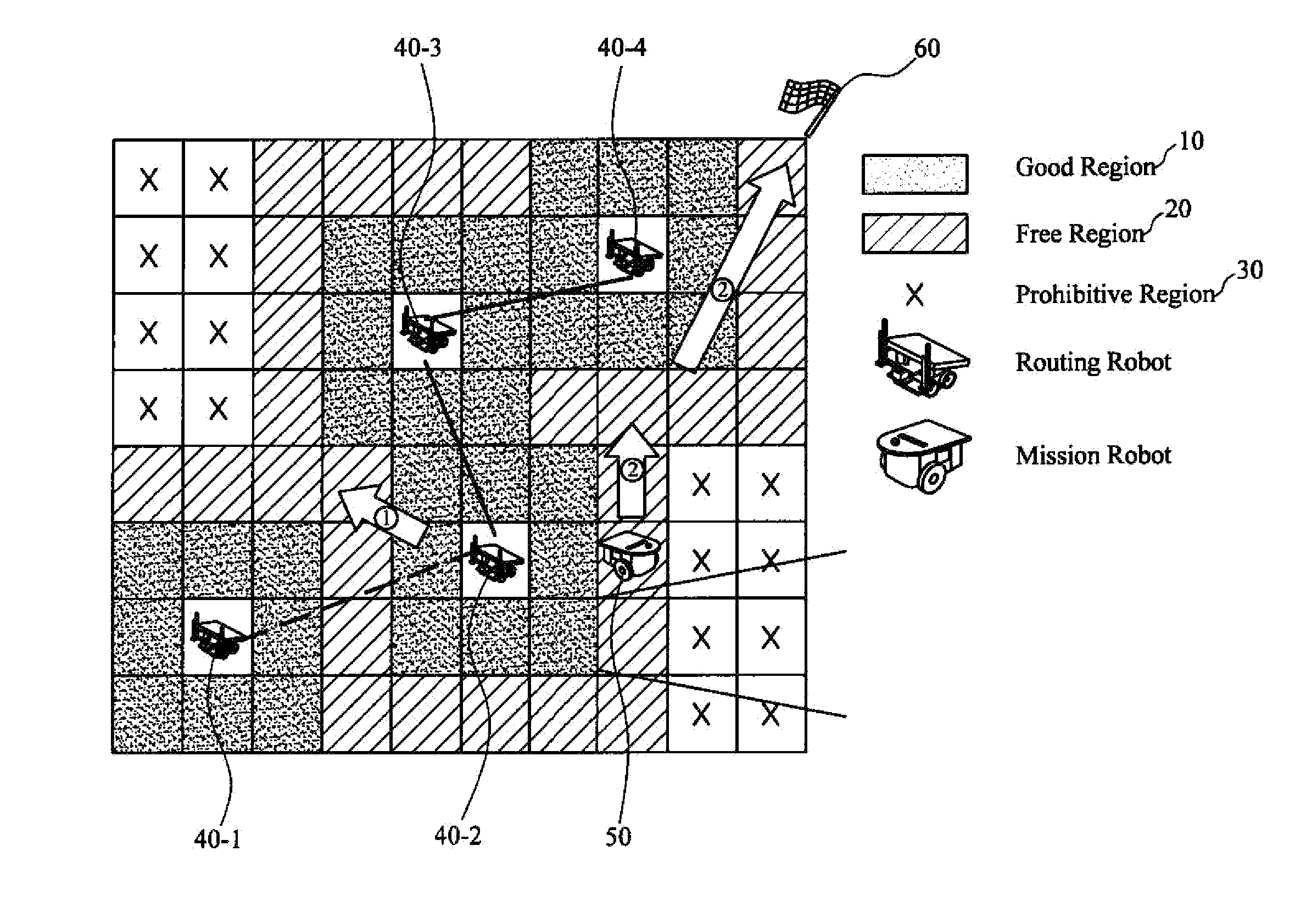 Apparatus and method for creating probability-based radio map for cooperative intelligent robots