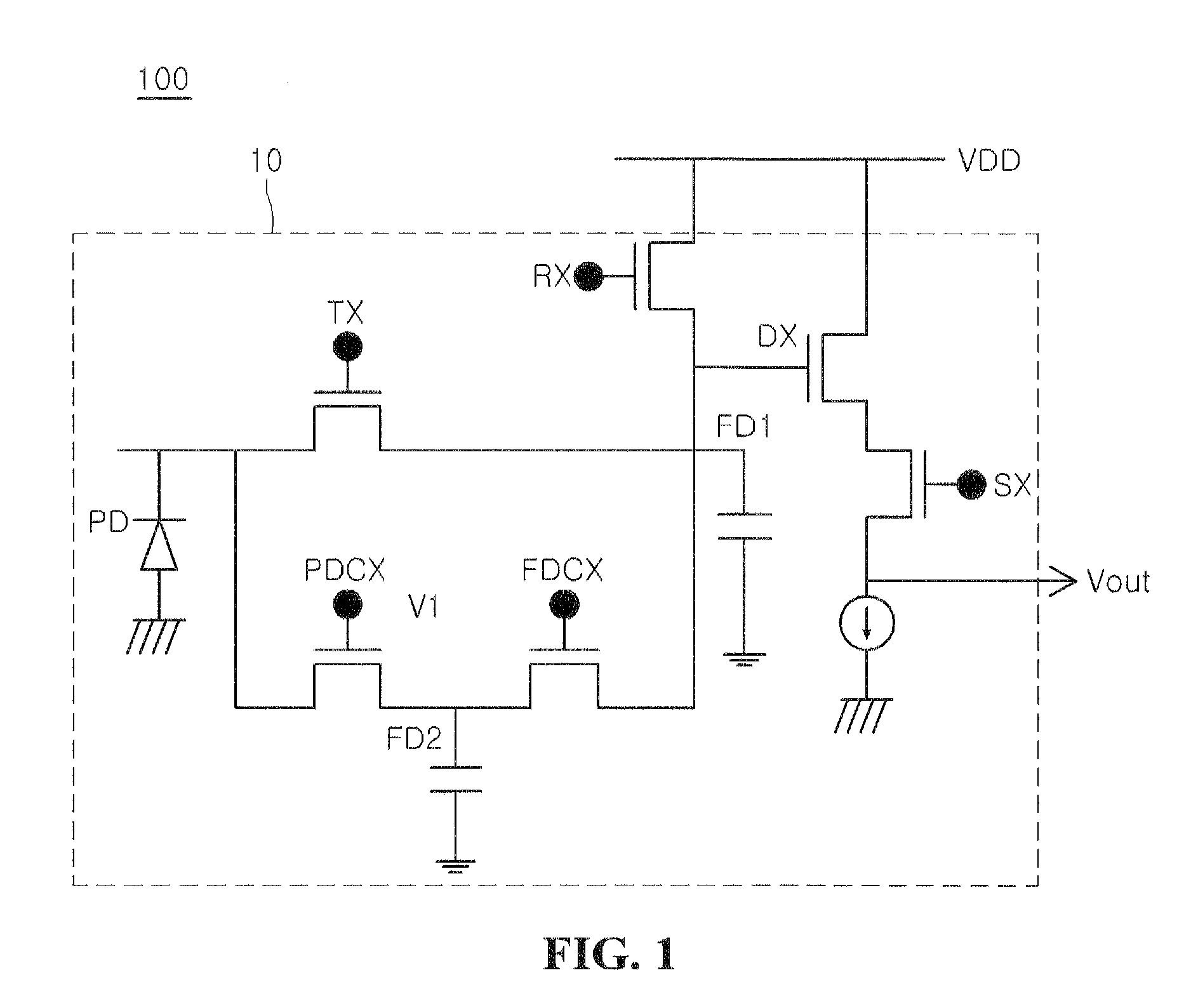 Pixel, pixel array, image sensor including the same and method for operating the image sensor