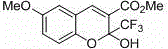 2H-chromene derivative containing perfluoroalkyl group, and synthetic method thereof