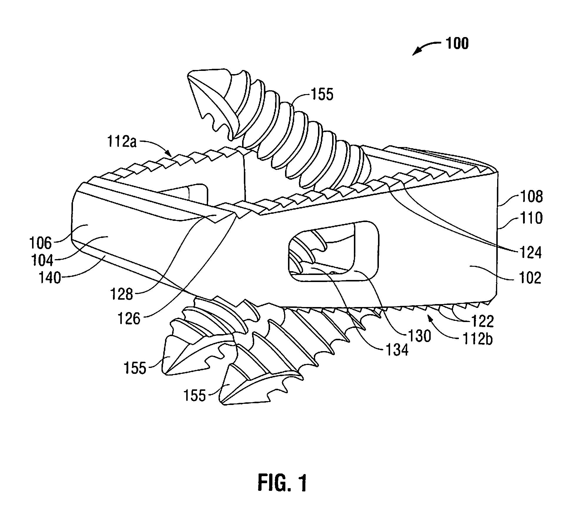 Spinal interbody spacer