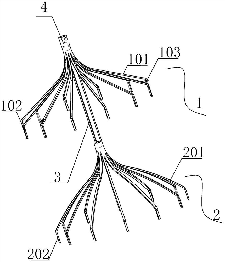 Double-layer vena cava filter and processing method thereof