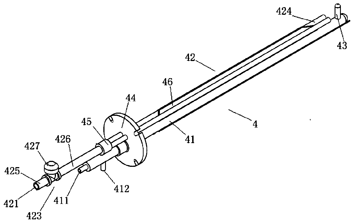 Spray gun flow and pressure adjusting and monitoring module and spraying system