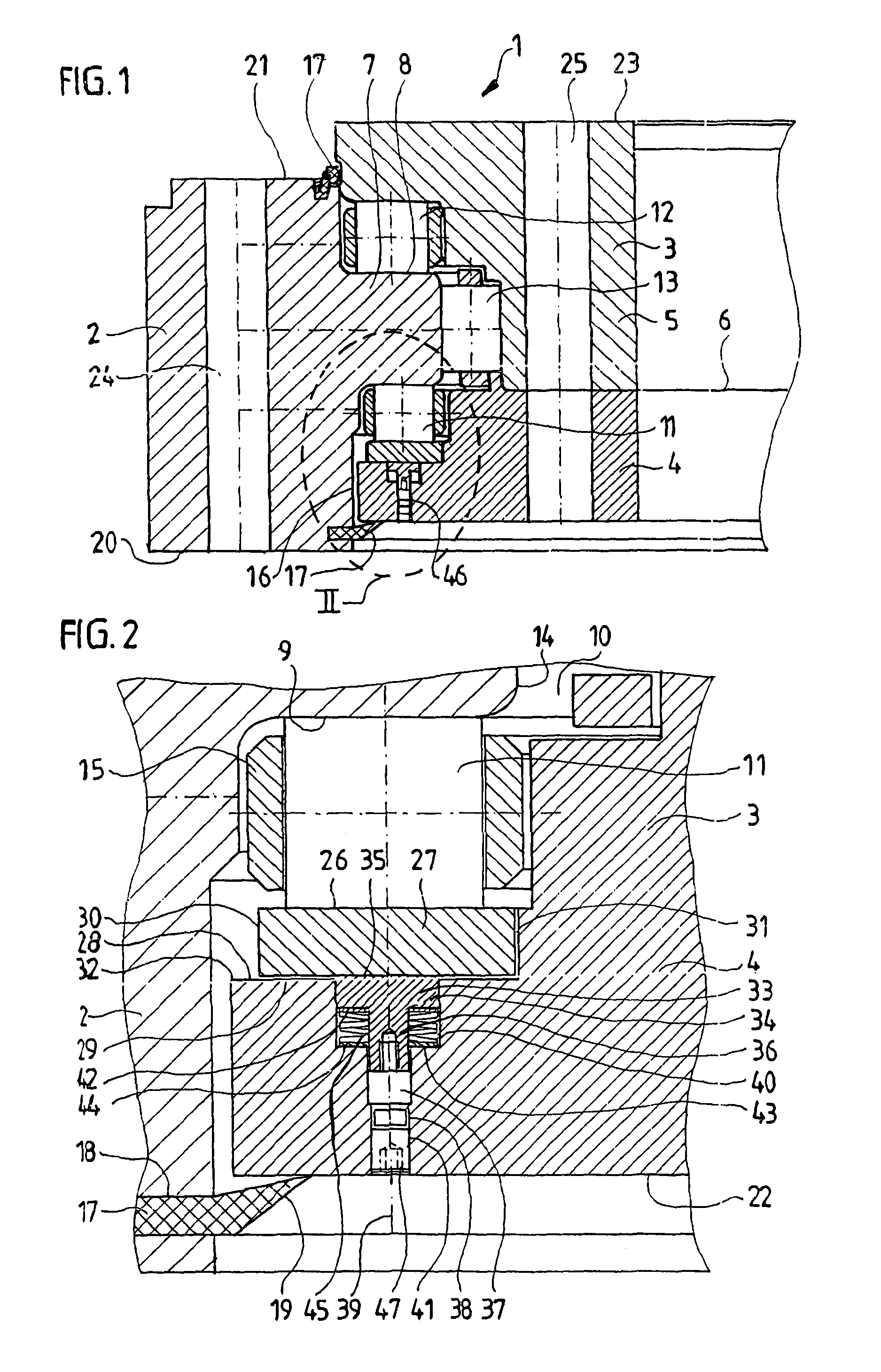 Rotor bearing for a wind power generating plant