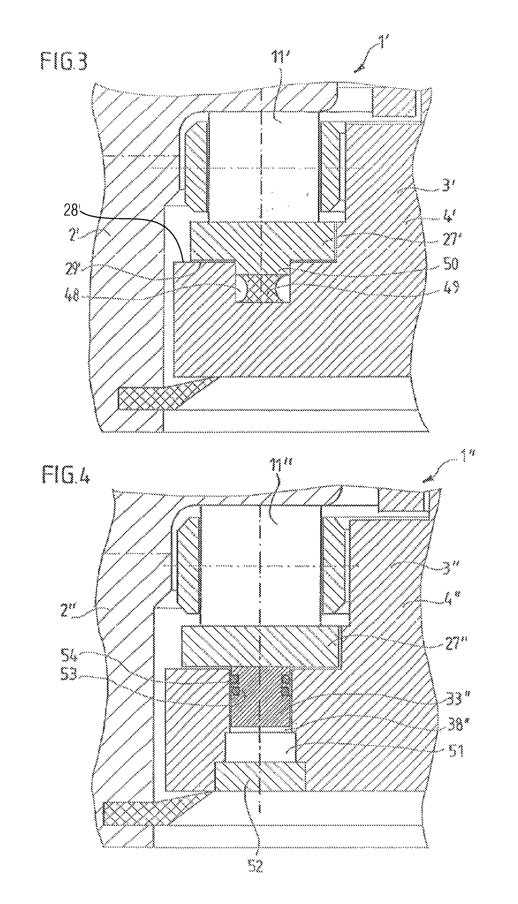 Rotor bearing for a wind power generating plant