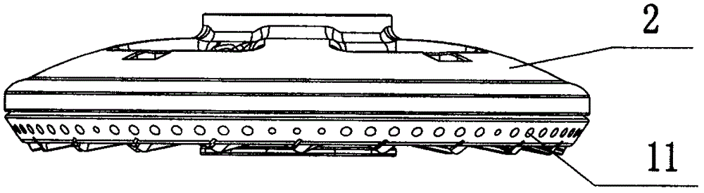 Combustor for household gas stove