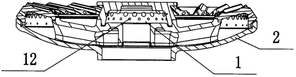 Combustor for household gas stove