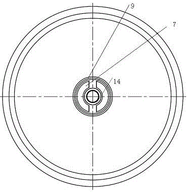 Connecting structure for impeller and high-speed shaft of steam compressor