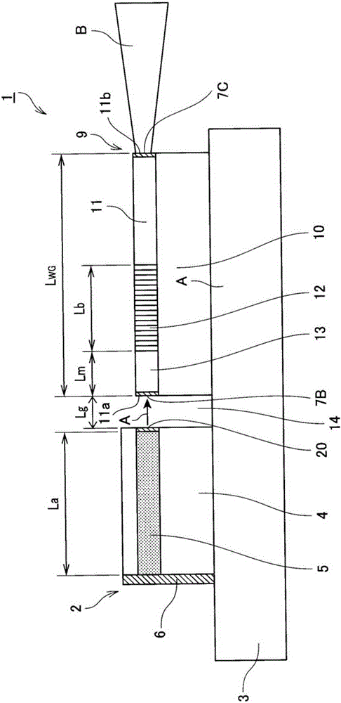 External-resonator-type light emitting device