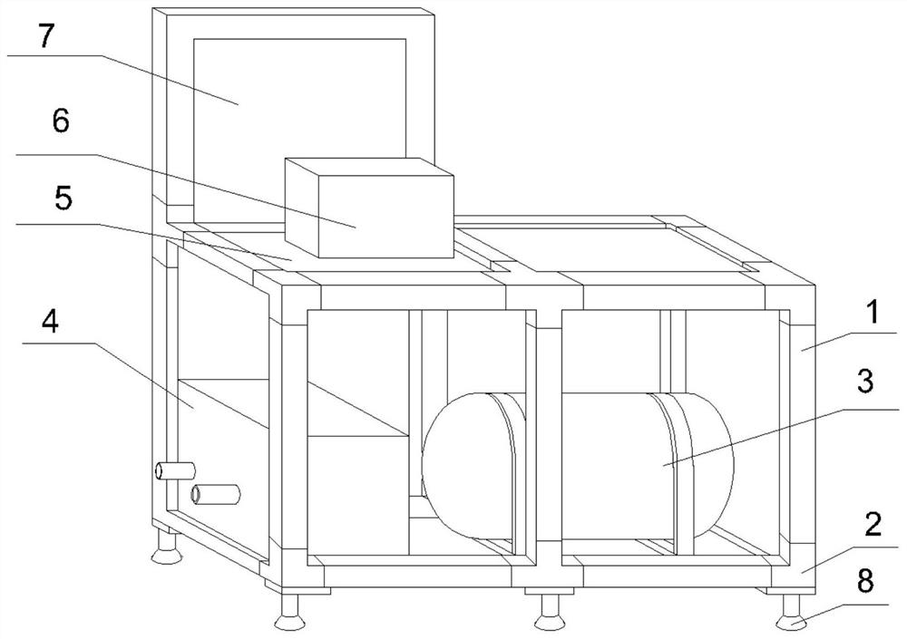 Novel fuel cell pressure maintaining experiment bench