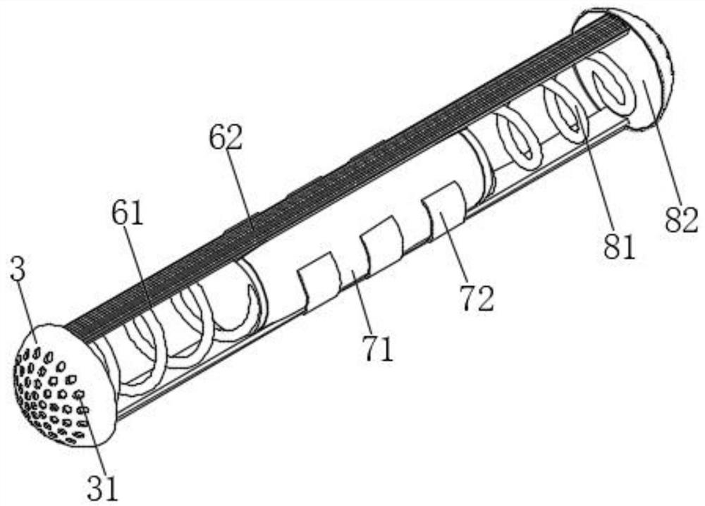 Gas filtering device for energy-saving gas compressor