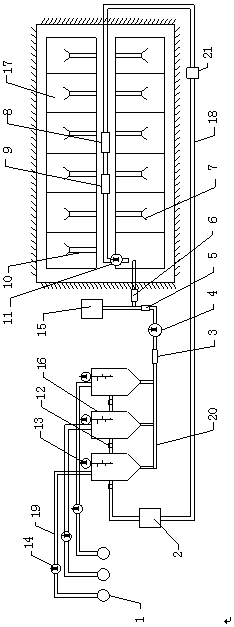 Full-automatic bait feeding system for sea cucumber culture pond