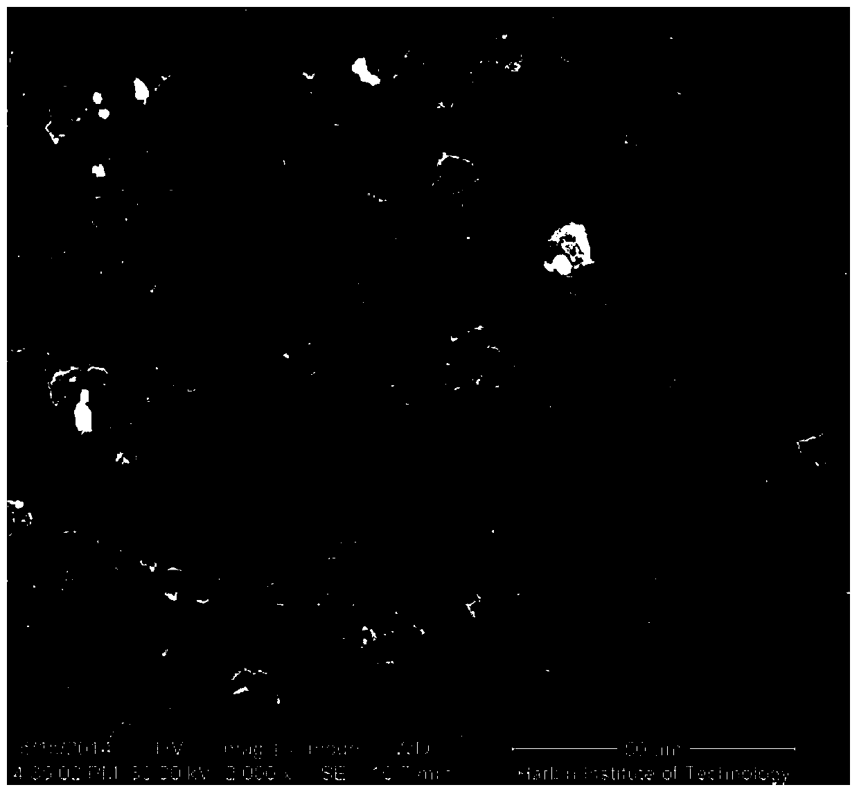 Thermal preparation method of solution of self-supported porous graphene-based membrane